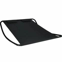 Lit bain de soleil double en toile noire*IDMarket Hot