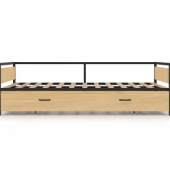 Lit banquette convertible 2 places industriel*IDMarket Discount