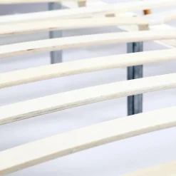 Lit bleu canard scandinave 140x190 cm*IDMarket Discount