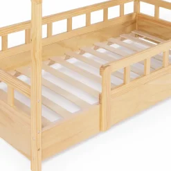 Lit cabane enfant en bois 80 x 160 cm*IDMarket Online