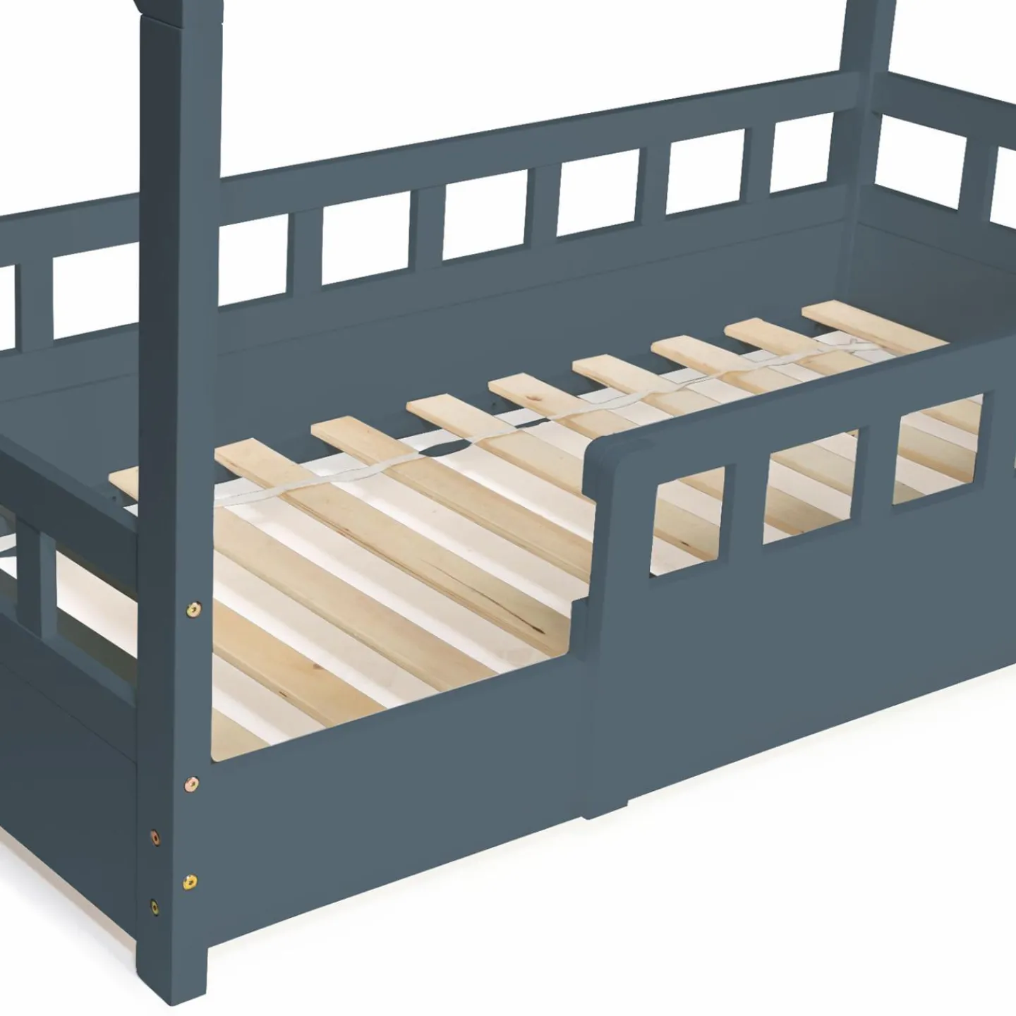 Lit cabane gris*IDMarket Best