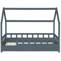 Lit cabane gris*IDMarket Best