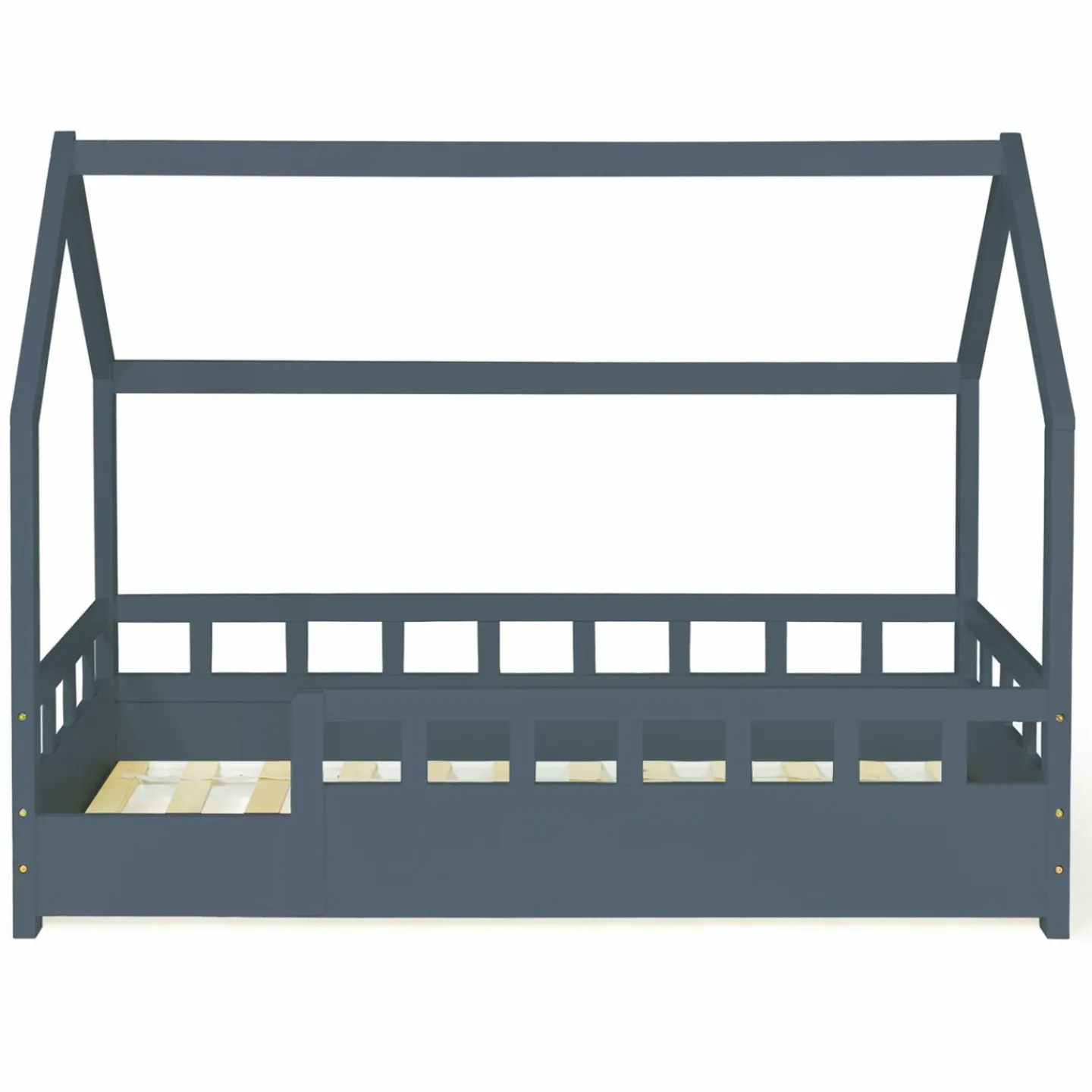 Lit cabane gris*IDMarket Best