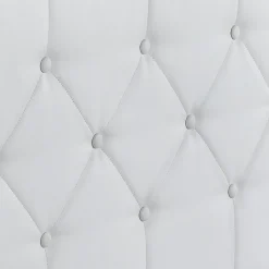 Lit coffre blanc 140x190 cm*IDMarket Sale