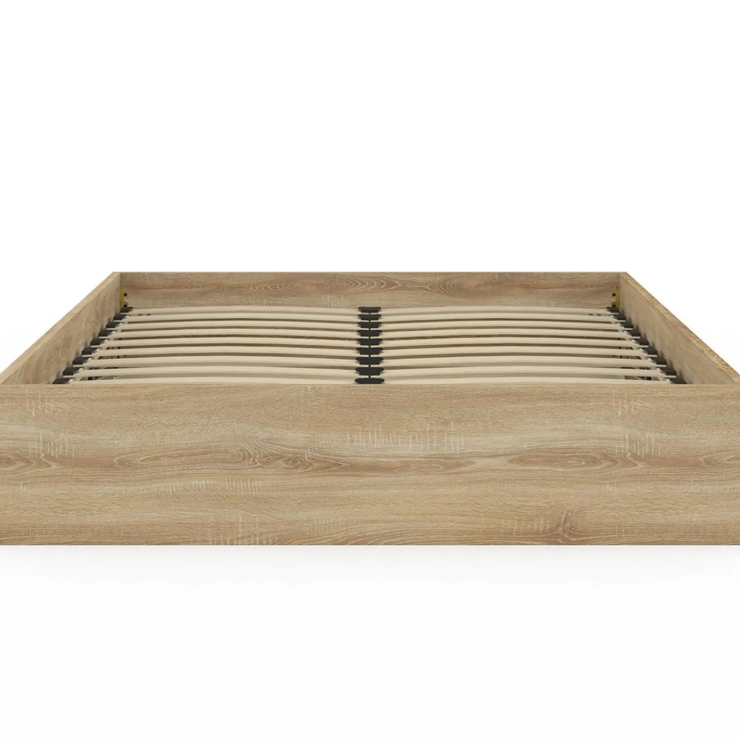 Lit coffre double SANDSIDE avec sommier 140 x 190 cm hêtre*IDMarket Hot