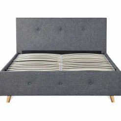 Lit coffre scandinave gris 2 places*IDMarket Hot