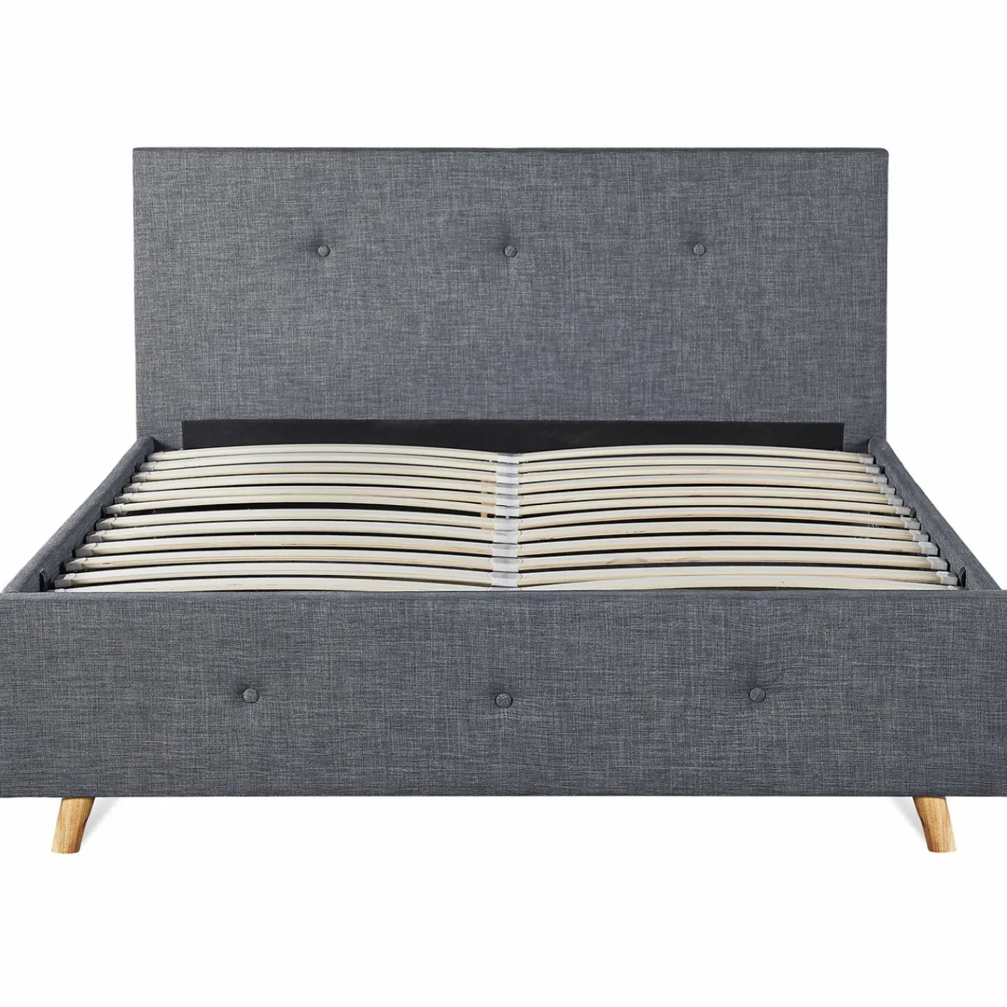 Lit coffre scandinave gris 2 places*IDMarket Hot