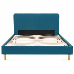 Lit double scandinave bleu canard*IDMarket Clearance