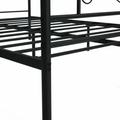 Lit en métal 140 x 190 cm avec sommier*IDMarket Sale