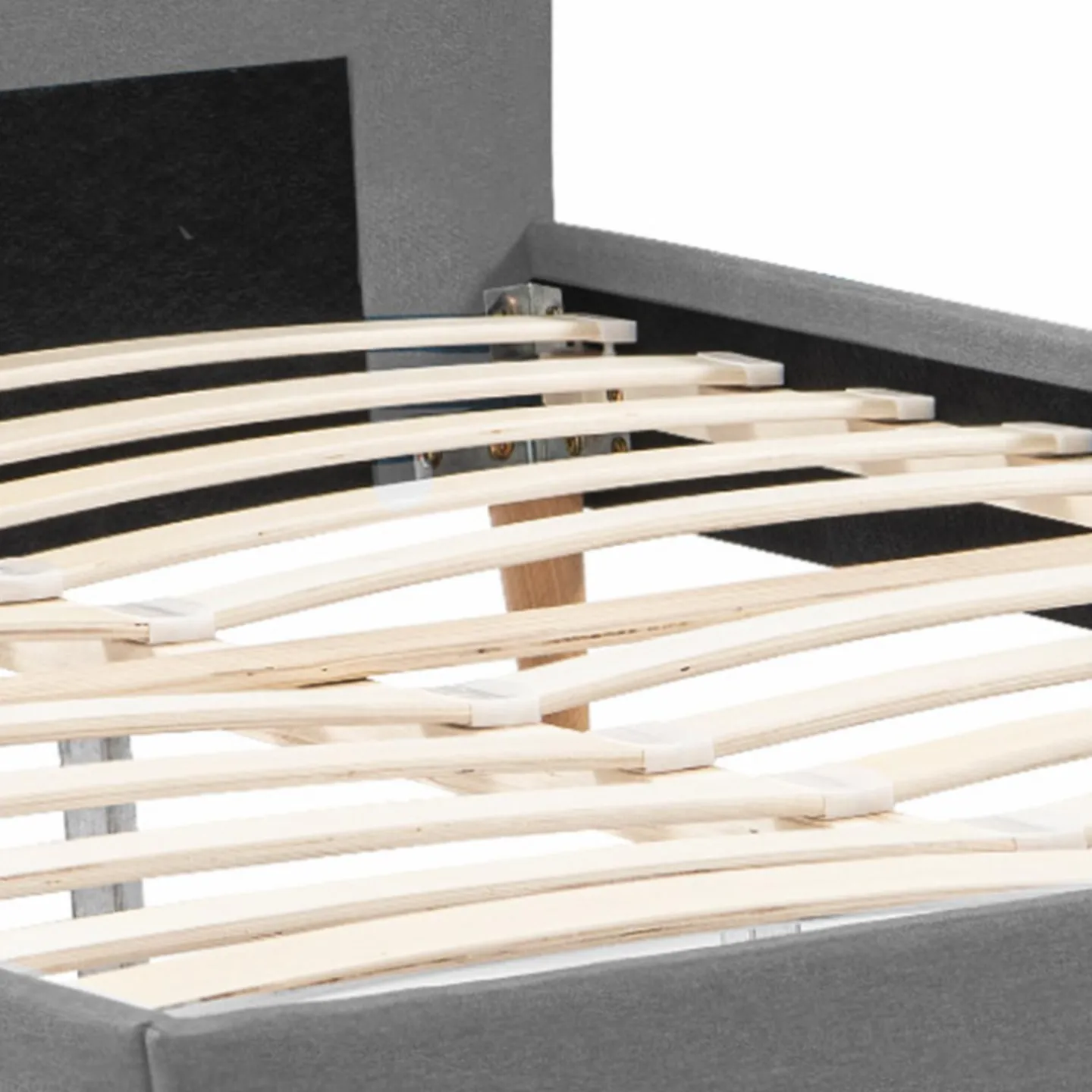 Lit nordique gris clair 2 places*IDMarket