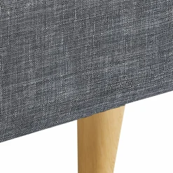 Lit scandinave gris 2 places 160x200 cm*IDMarket Clearance