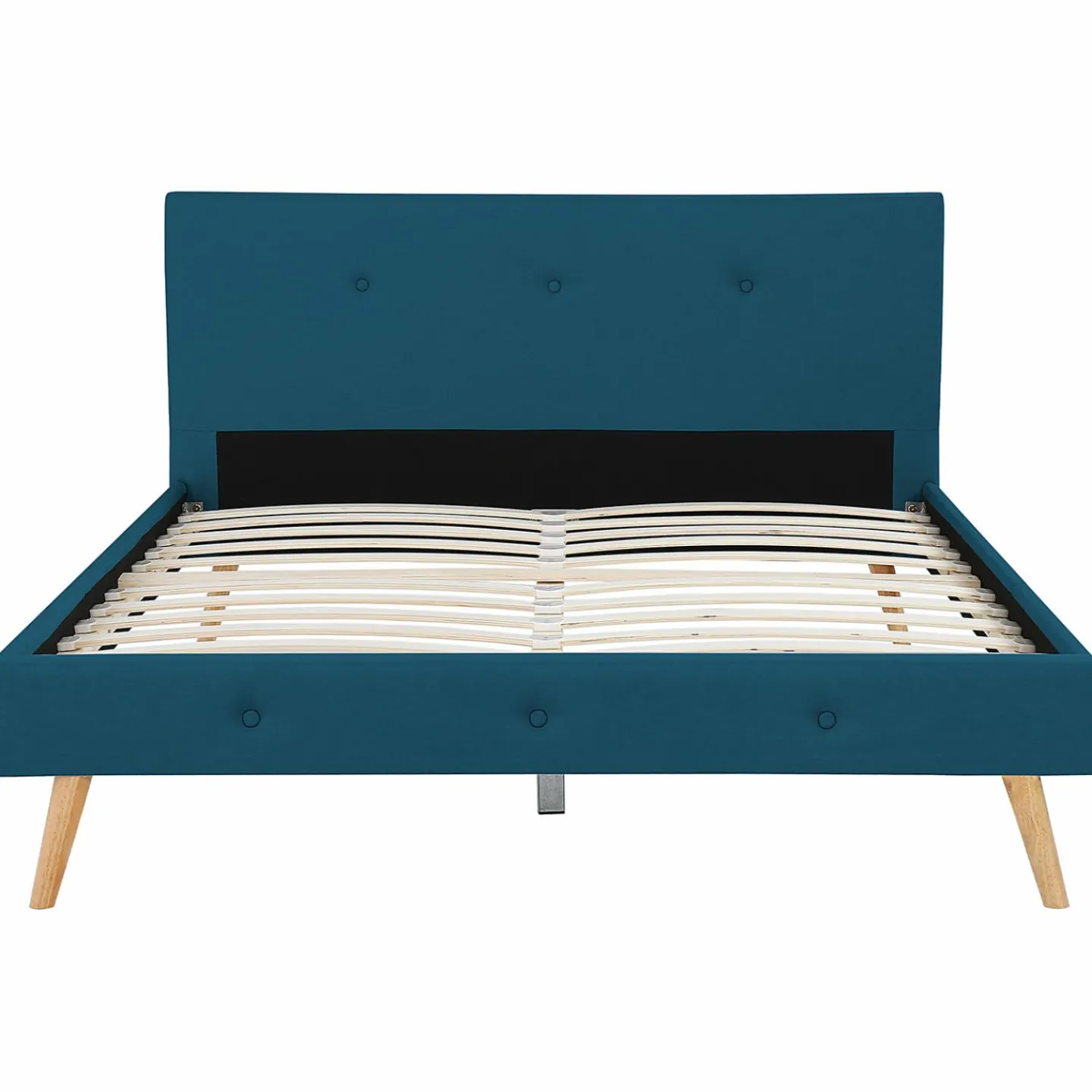 Lit style scandinave 160x200 cm bleu canard*IDMarket Best