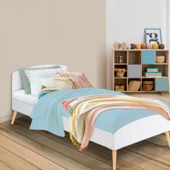 Lit style scandinave 90x190 cm blanc*IDMarket Hot