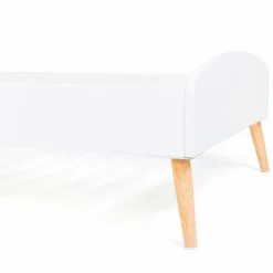 Lit style scandinave 90x190 cm blanc*IDMarket Hot