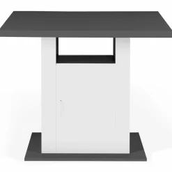 Îlot central cuisine bois gris et blanc 110 cm*IDMarket Online