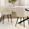Lot chaises et fauteuils de table beige*IDMarket Sale