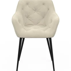 Lot chaises et fauteuils de table beige*IDMarket Sale