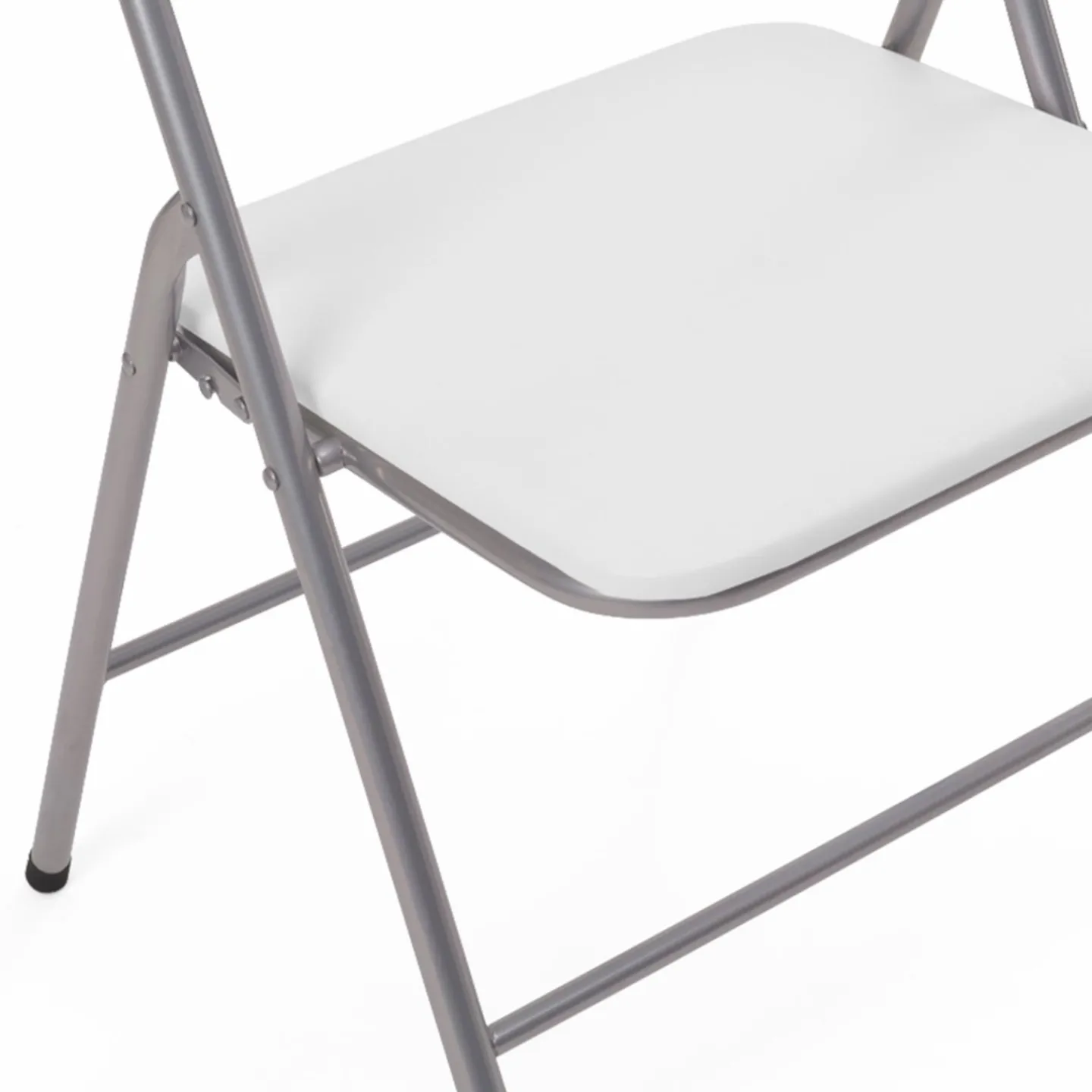 Lot de 6 chaises pliantes blanches d’intérieur*IDMarket Sale
