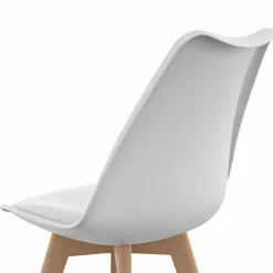 Lot de 6 chaises scandinaves mix color gris foncé, blanc, noir et velours patchworks*IDMarket Sale