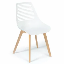Lot de 6 chaises scandinaves dépareillées dossier ajouré*IDMarket Sale