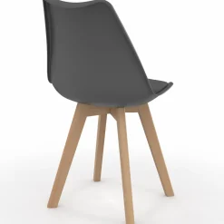 Lot de 6 chaises scandinaves mix color bleues, grises et jaunes*IDMarket New