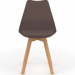 Lot de 6 chaises scandinaves mix color taupe, beige et blanc*IDMarket Sale