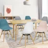 Lot de 6 chaises scandinaves couleur pastel*IDMarket Outlet