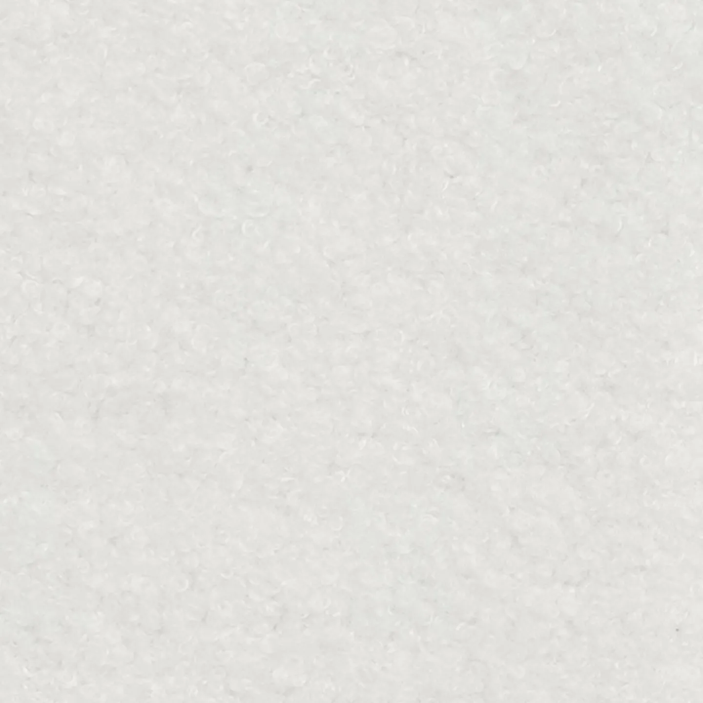 Lot de 2 fauteuils de table blancs en tissu bouclette*IDMarket Clearance