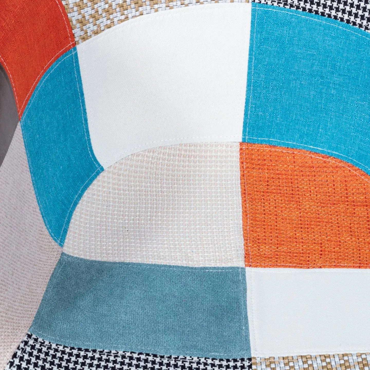 Lot de 2 fauteuils scandinaves multicolores*IDMarket Discount