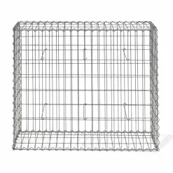 Lot de 2 gabions pour pierre 100x30x80 cm en acier pour jardin*IDMarket Sale