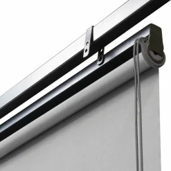 Lot de 3 stores enrouleurs gris clair pour pergola*IDMarket Outlet