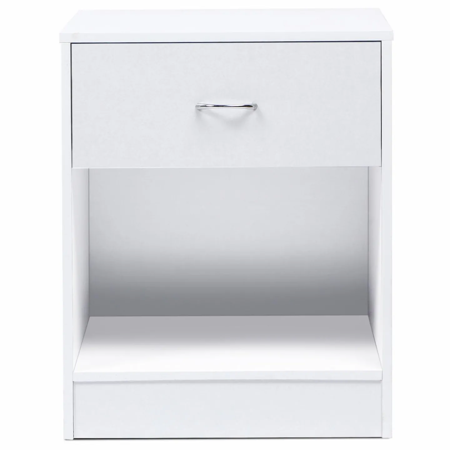 Lot de 2 tables de chevet blanches en bois*IDMarket Best