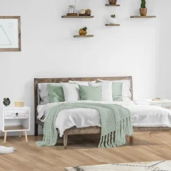 lot de 2 tables de chevet blanches effet vieilli 1 tiroir style scandinave*IDMarket Best