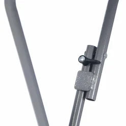 Lot de 4 tables hautes pliantes d’extérieur + housses blanches*IDMarket