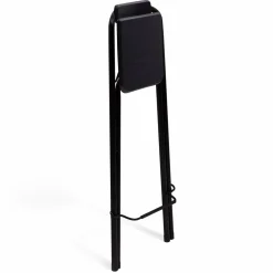 Lot de 4 tabourets hauts pliants noirs*IDMarket