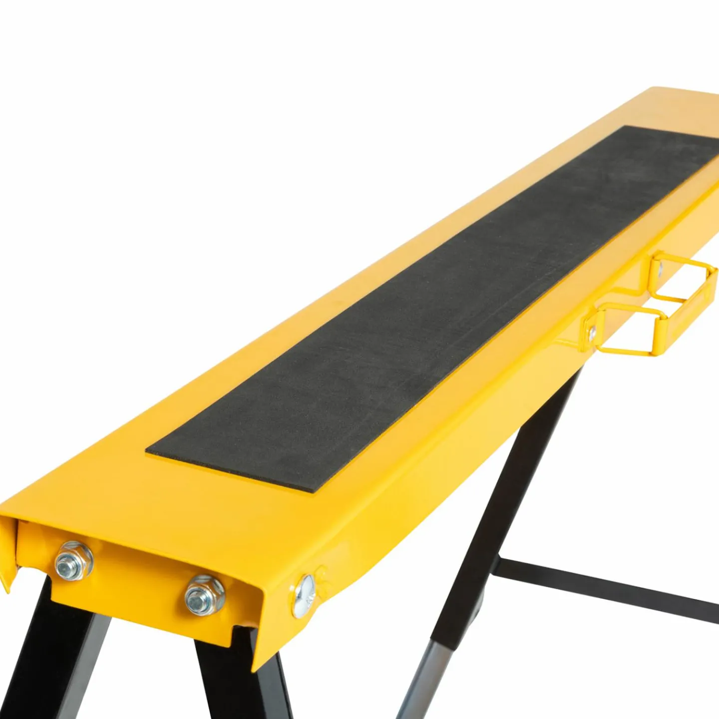 Lot de 2 tréteaux pliables avec plateau antiglisse*IDMarket Outlet