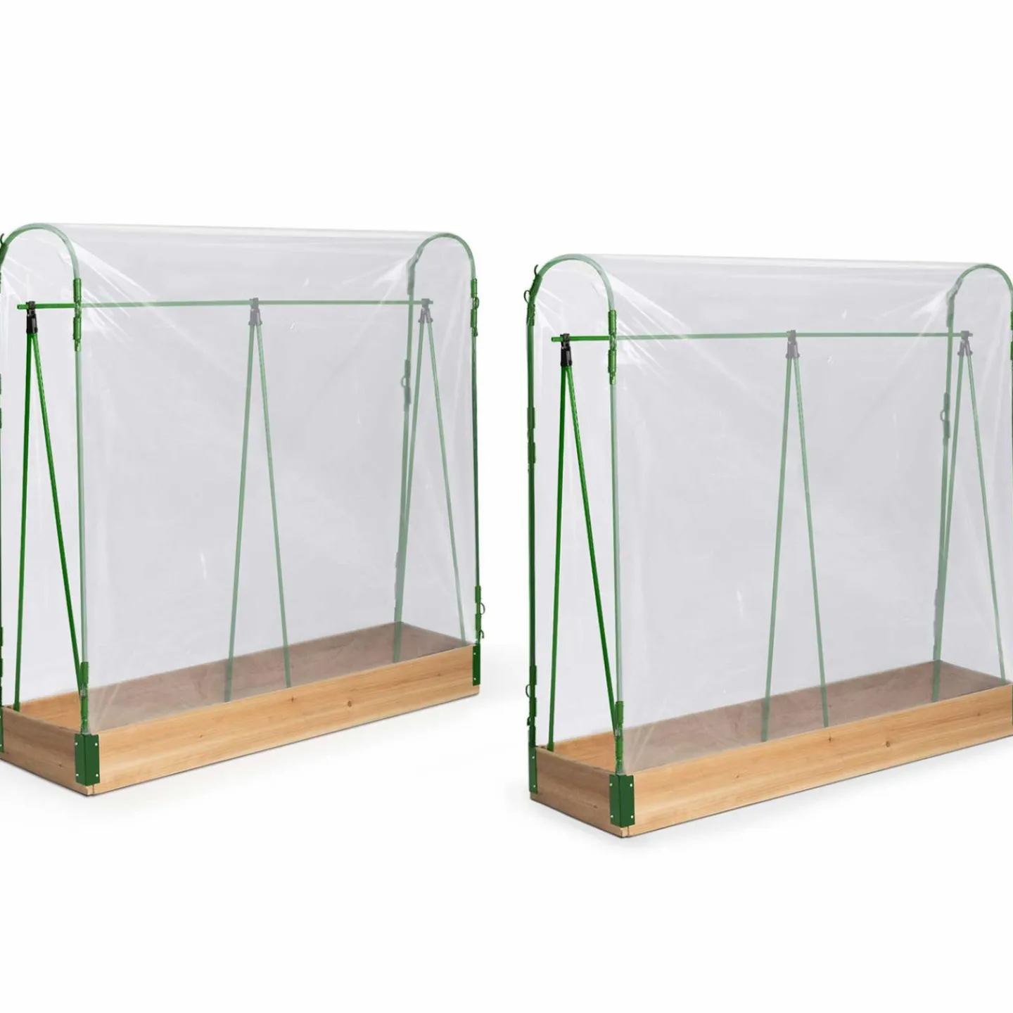 Lot de 2 tunnels à tomates 1,20 m*IDMarket