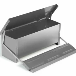 Mangeoire automatique en acier pour poules*IDMarket Hot
