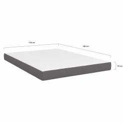 Matelas à mémoire de forme 140x190 épaisseur 16 cm*IDMarket New