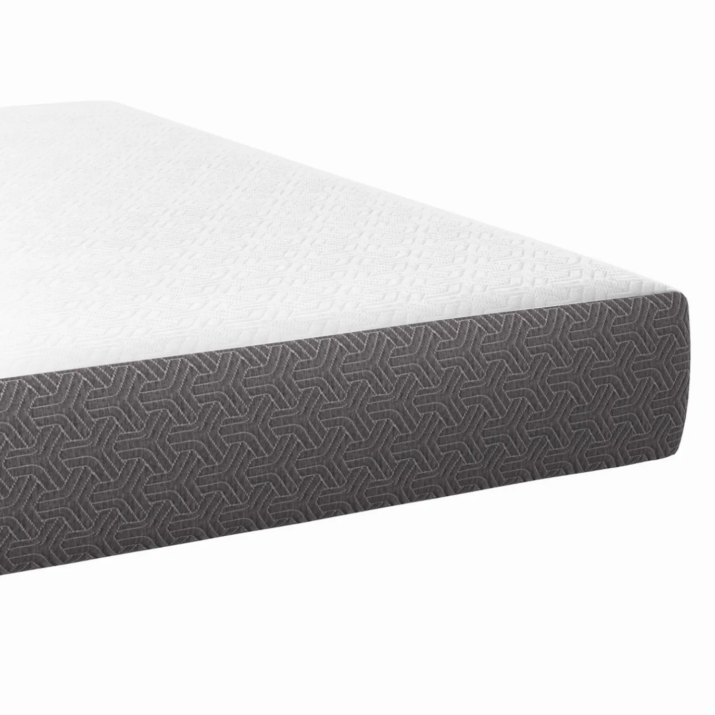 Matelas 160x200 cm à mémoire de forme épaisseur 20 cm blanc et gris*IDMarket Outlet