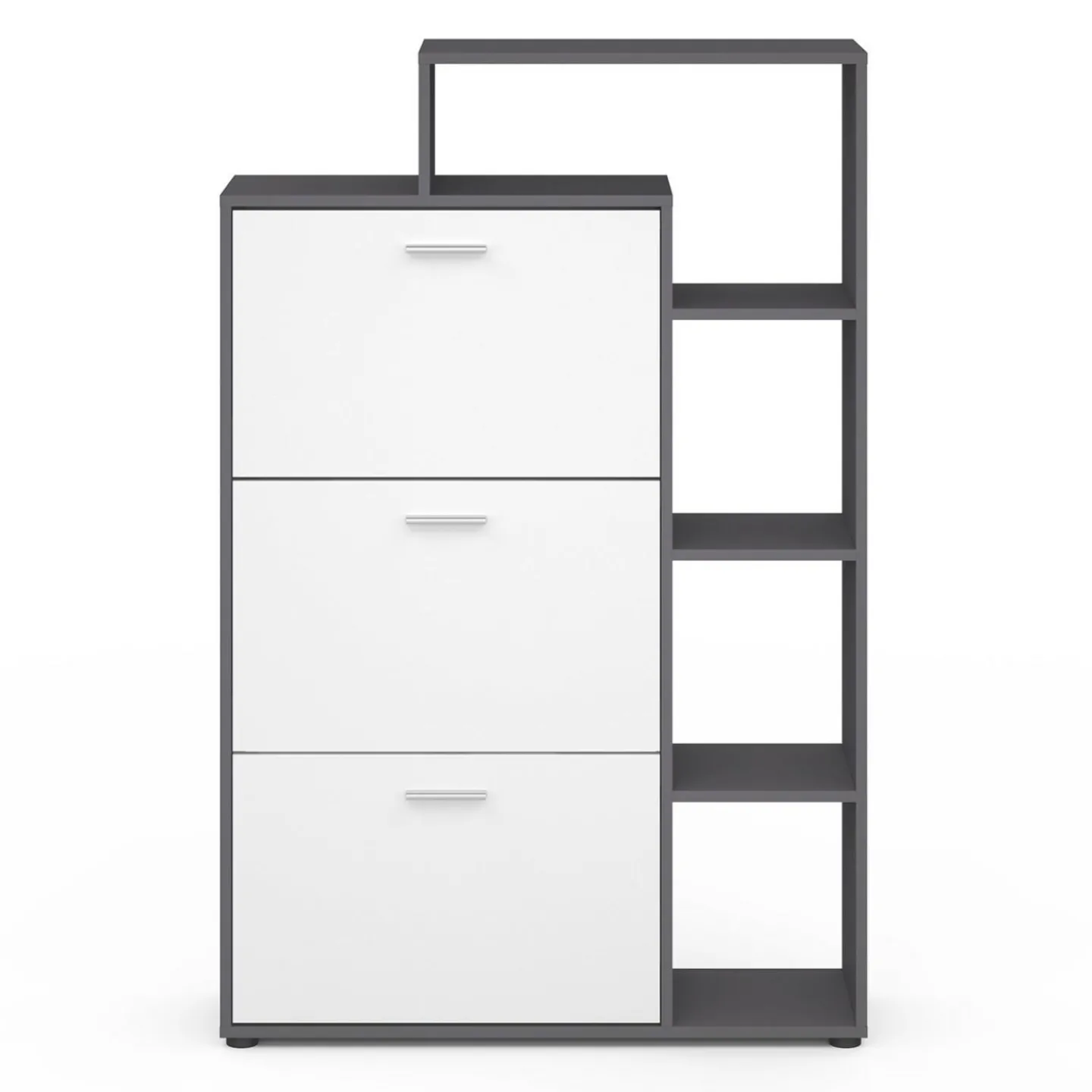 Meuble à chaussures 3 portes avec étagère*IDMarket