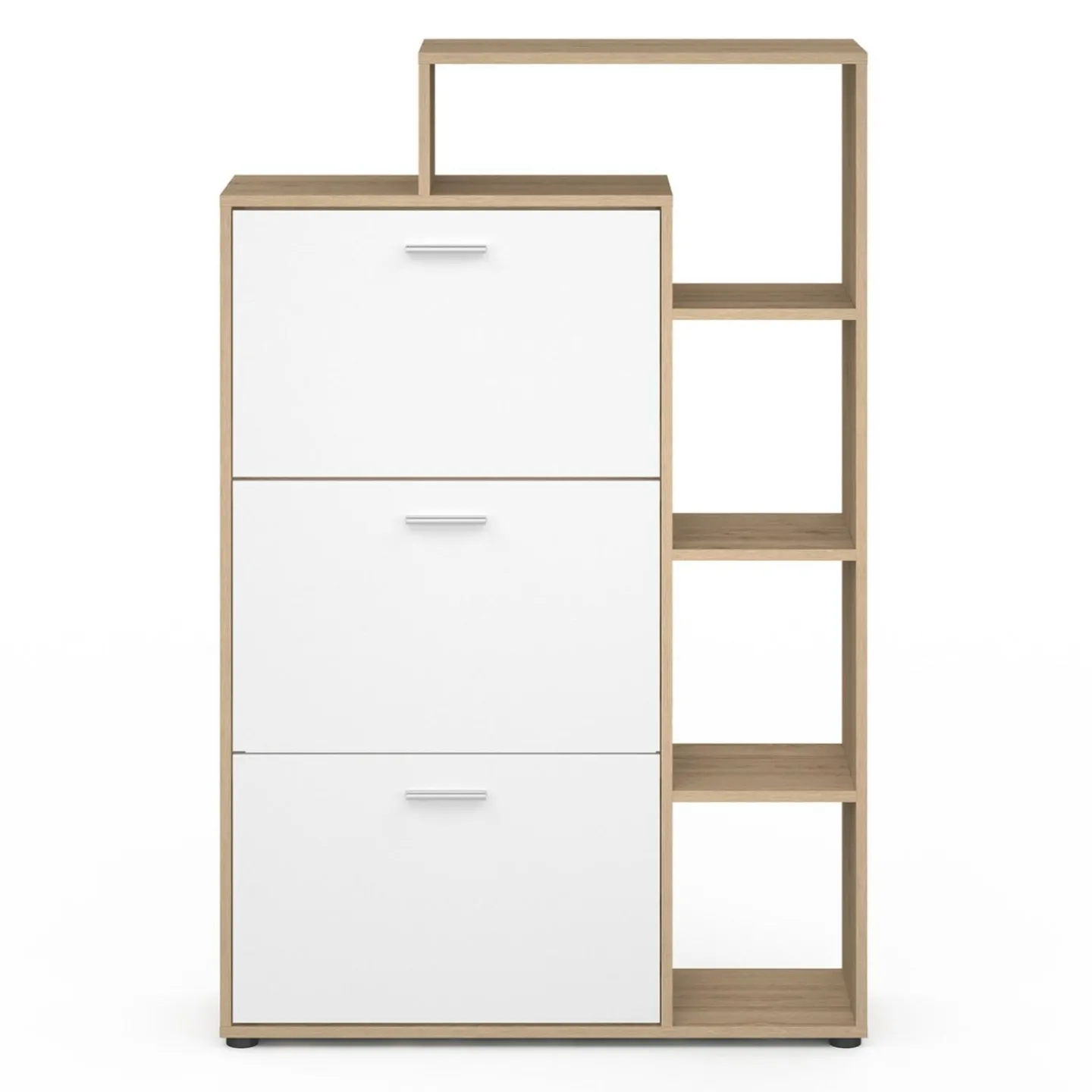 Meuble à chaussures 3 portes avec étagère*IDMarket Discount