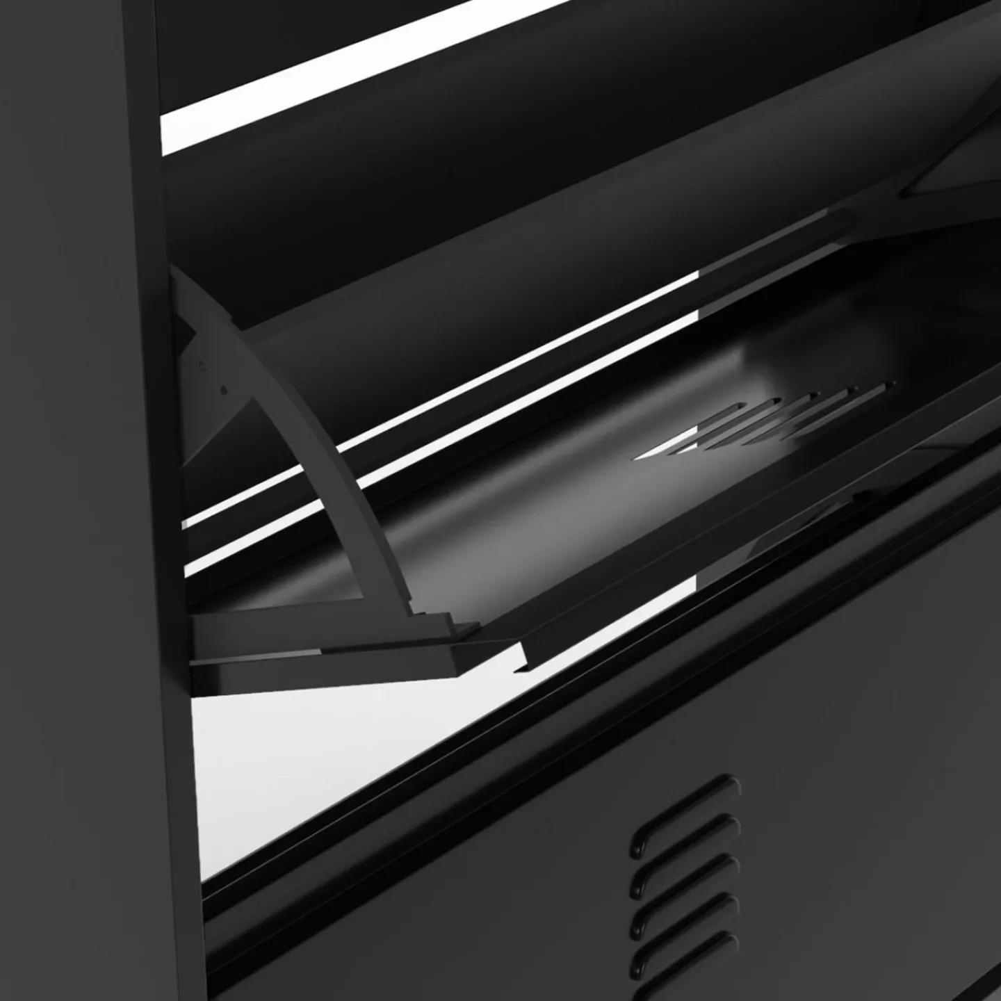 Meuble à chaussures industriel grande capacité 18 paires*IDMarket Clearance