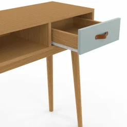 Meuble console scandinave bois et vert 100 cm*IDMarket Sale
