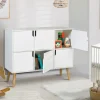 Meuble de rangement 6 cases pour enfant bois blanc*IDMarket Sale