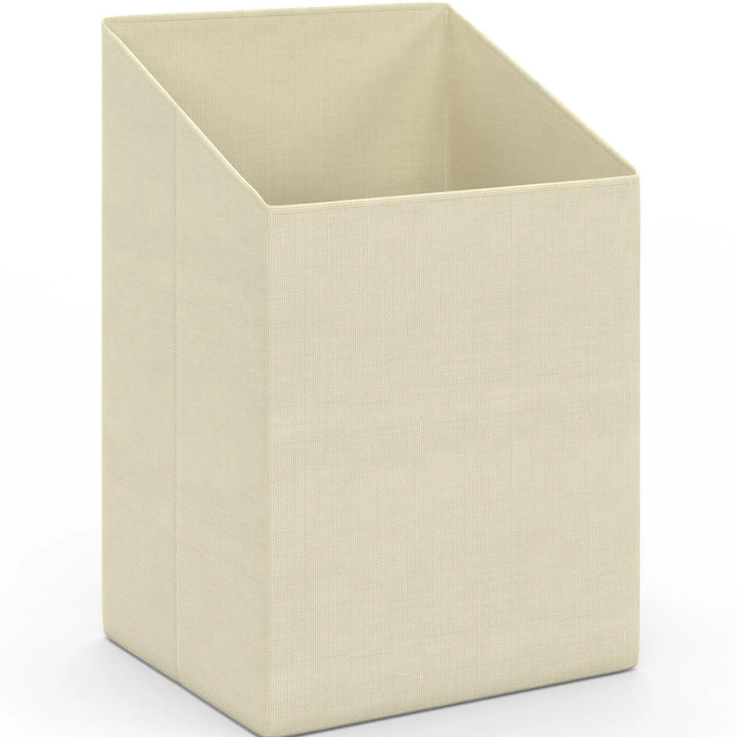 Meuble de rangement salle de bain bambou BEA 2 paniers à linge amovibles 1 tiroir tissu écru*IDMarket Sale