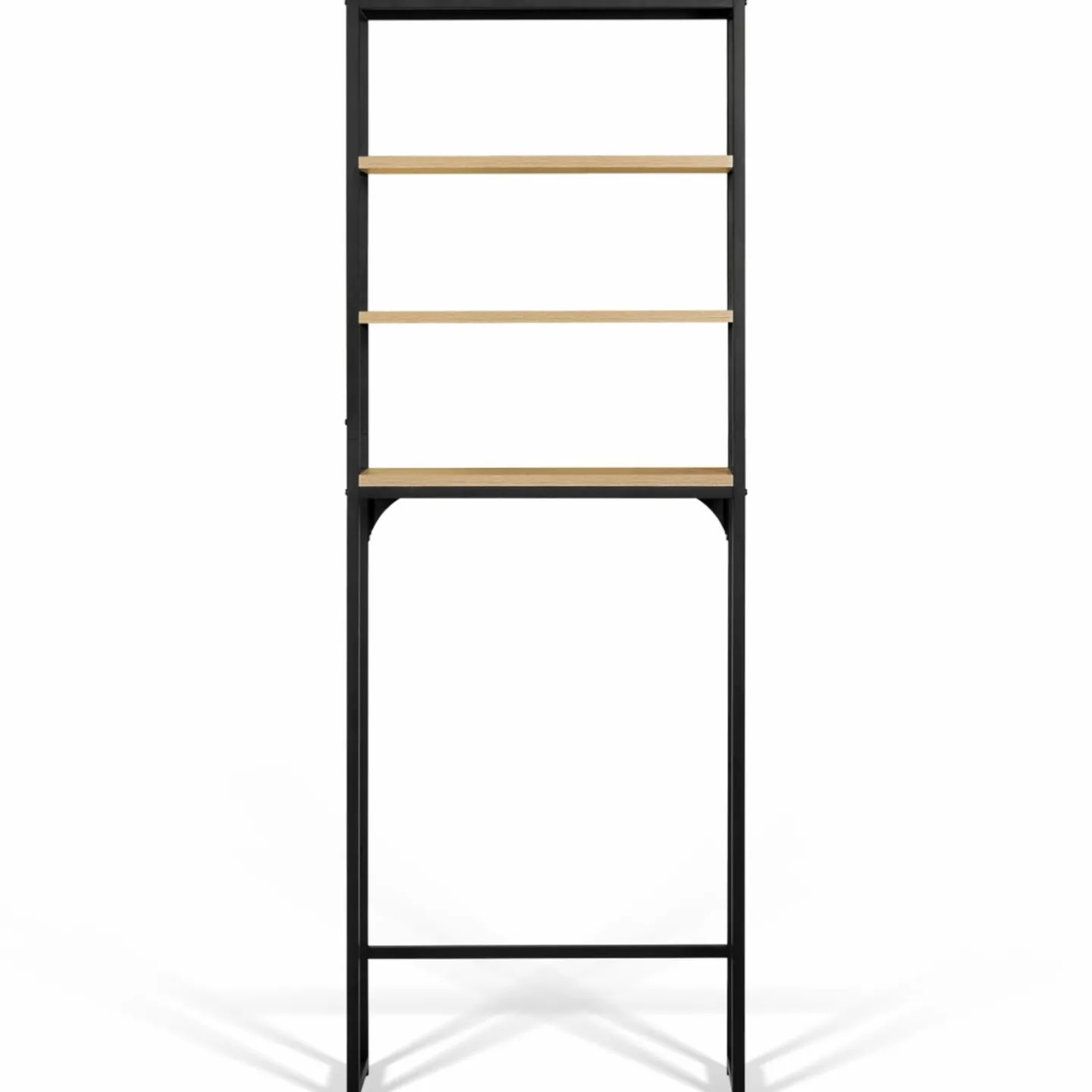 Meuble de toilettes industriel avec étagères*IDMarket