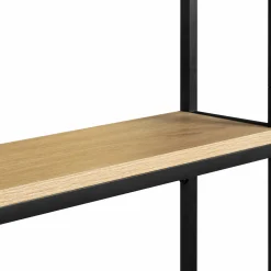 Meuble de toilettes industriel avec étagères*IDMarket