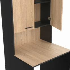 Meuble dessus de machine à laver avec placard*IDMarket Clearance