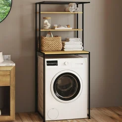 Meuble dessus machine à laver design industriel*IDMarket Clearance